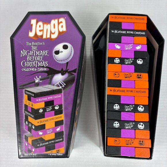 Jenga Nightmare Before Christmas Collector's Edition Complete Set Tim Burton - Picture 7 of 8